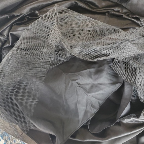 Victor Costa Black Tiered Ruffle Maxi Skirt – Elegant Eveningwear – Size 10 - Picture 10 of 15